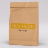 Крафт пакет SKIN FOOD
