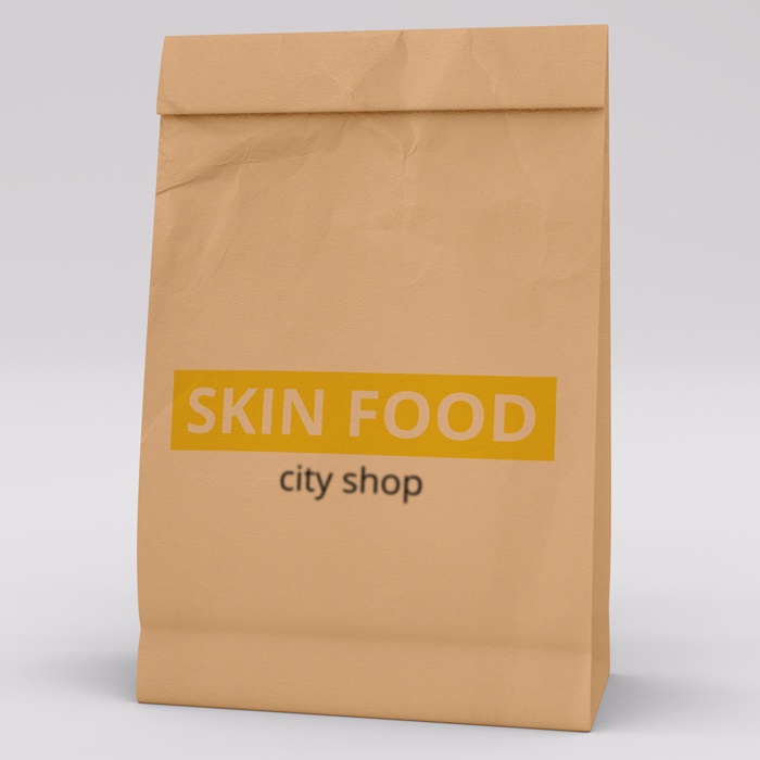 Крафт пакет SKIN FOOD
